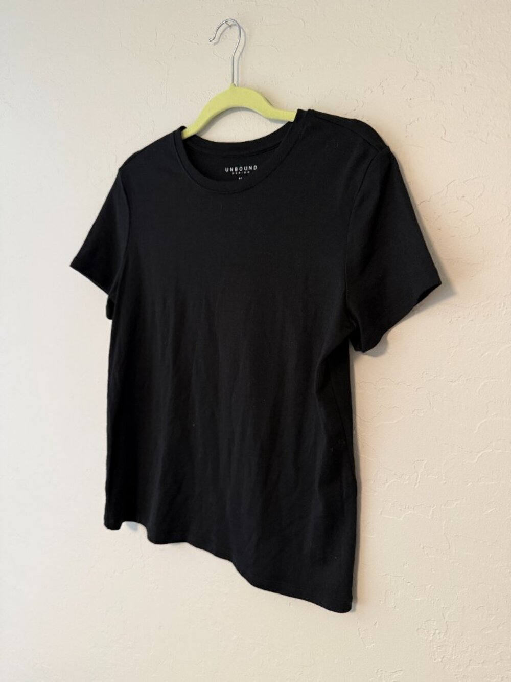 Unbound Merino Women’s 100% Merino Wool Black Crewneck T-Shirt Size M - Picture 4 of 11
